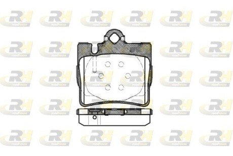 Задние тормозные колодки roadhouse 277000 на Мерседес S-Class C215