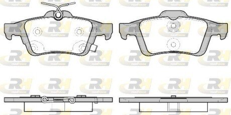 Задние тормозные колодки roadhouse 284211