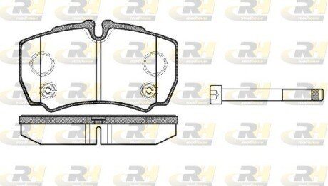 Задні тормозні (гальмівні) колодки roadhouse 284910