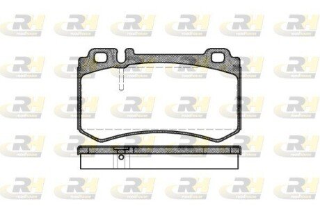 Задние тормозные колодки roadhouse 299300 на Мерседес S-Class C216