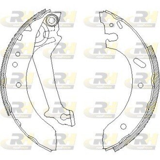 Задние тормозные колодки roadhouse 467000