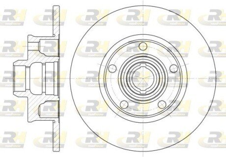 Задній гальмівний (тормозний) диск roadhouse 602500