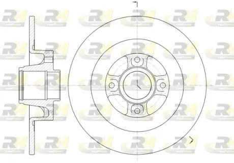 Задний тормозной диск roadhouse 6104700