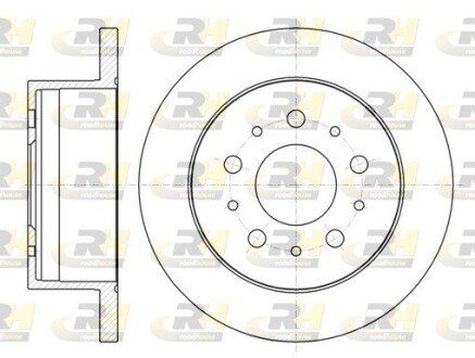 Задний тормозной диск roadhouse 6105500 на Пежо Боксер