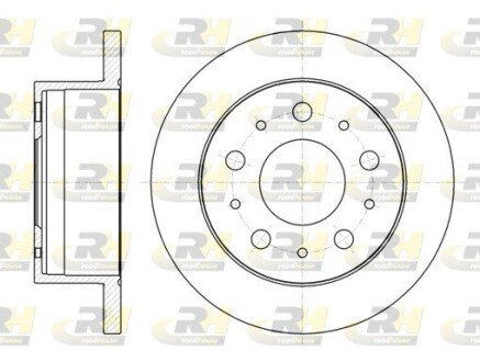 Задний тормозной диск roadhouse 6105600 на Пежо Боксер