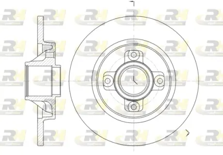 Задний тормозной диск roadhouse 6105800