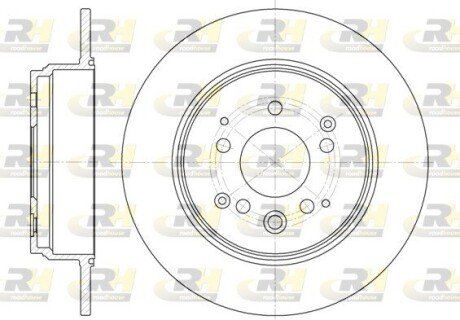 Задний тормозной диск roadhouse 6115700