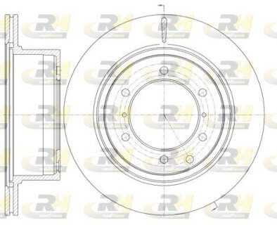 Задний тормозной диск roadhouse 6115910