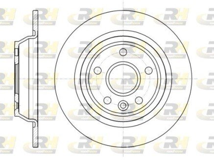 Задний тормозной диск roadhouse 6116700 на Форд S-Max