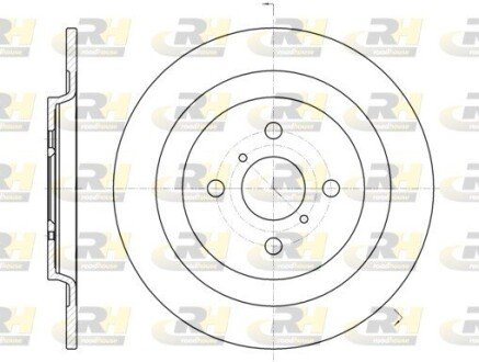Задний тормозной диск roadhouse 6117300