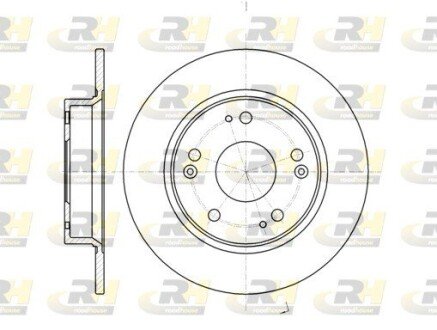 Задній гальмівний (тормозний) диск roadhouse 6117500
