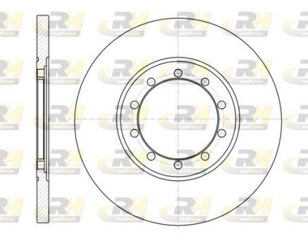 Задній гальмівний (тормозний) диск roadhouse 6120100