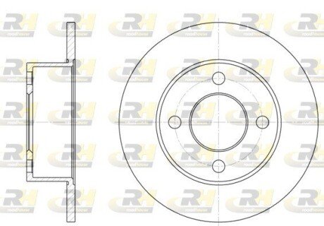 Задний тормозной диск roadhouse 612200