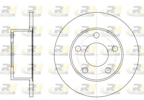 Задний тормозной диск roadhouse 612300 на Ауди 100 с4