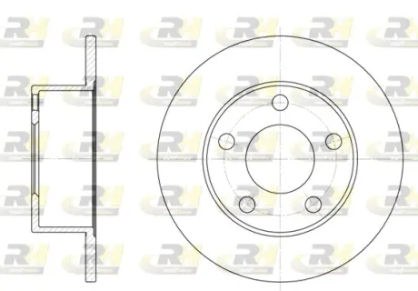 Задний тормозной диск roadhouse 612300