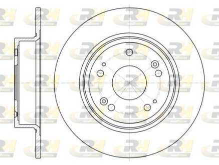 Задний тормозной диск roadhouse 6127800