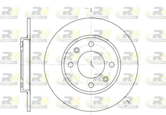 Задний тормозной диск roadhouse 612800