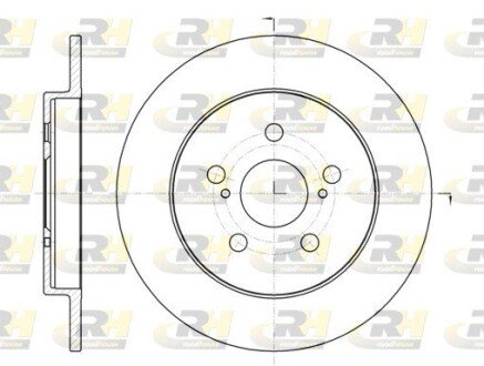 Задній гальмівний (тормозний) диск roadhouse 6132600
