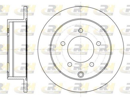 Задній гальмівний (тормозний) диск roadhouse 6137700