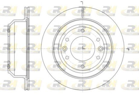 Задний тормозной диск roadhouse 6139710 на Rover 800