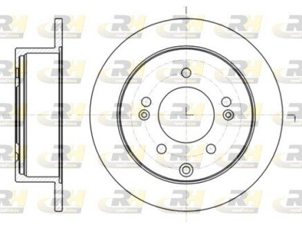 Задний тормозной диск roadhouse 6140100