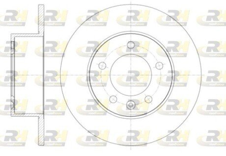 Задній гальмівний (тормозний) диск roadhouse 6141200