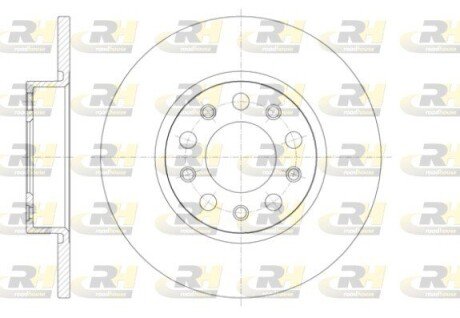 Задній гальмівний (тормозний) диск roadhouse 6142600