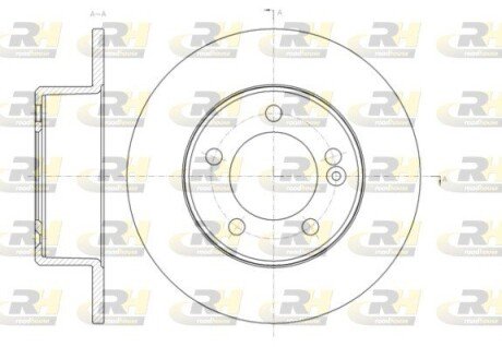 Задний тормозной диск roadhouse 6143300