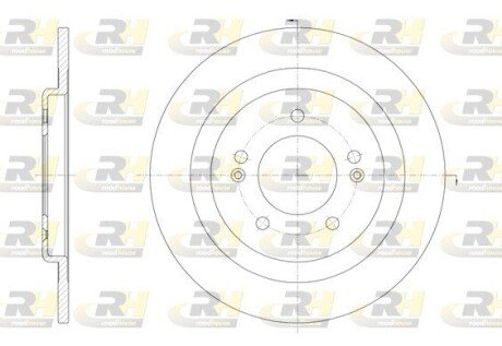 Задний тормозной диск roadhouse 6143800