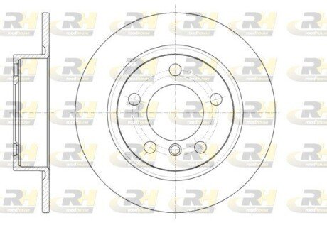 Задний тормозной диск roadhouse 6144100 на MINI MINI