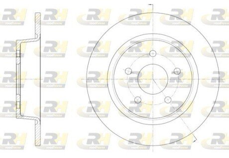 Задний тормозной диск roadhouse 6145900