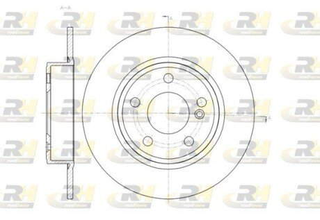Задний тормозной диск roadhouse 6146500