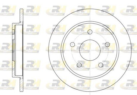Задній гальмівний (тормозний) диск roadhouse 614700