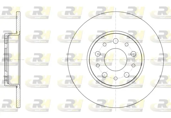 Задний тормозной диск roadhouse 6150000