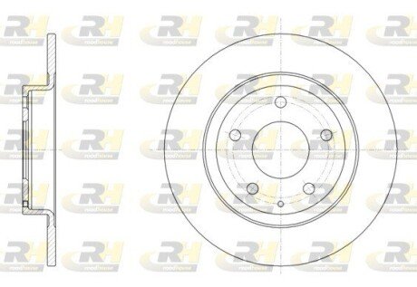 Задний тормозной диск roadhouse 6151900