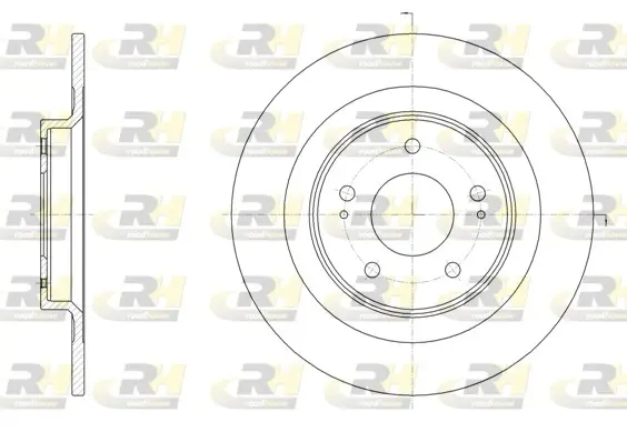 Задний тормозной диск roadhouse 6152800