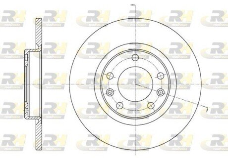 Задний тормозной диск roadhouse 6155500