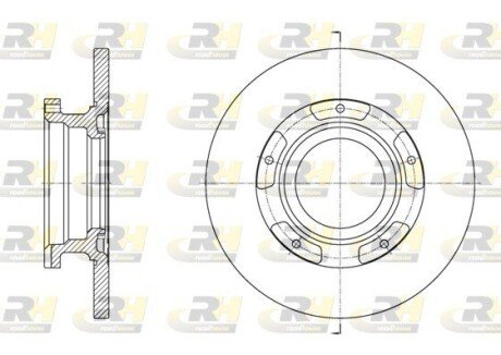 Задній гальмівний (тормозний) диск roadhouse 6156400
