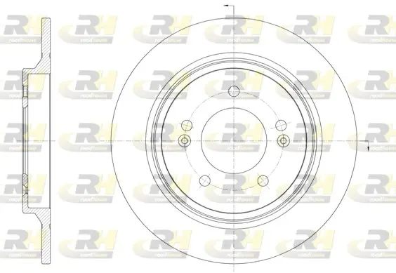 Задний тормозной диск roadhouse 6157100