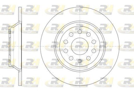 Задній гальмівний (тормозний) диск roadhouse 6158700