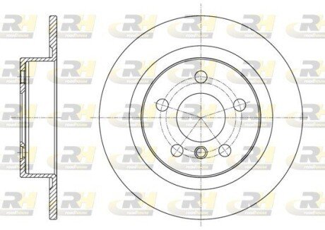 Задній гальмівний (тормозний) диск roadhouse 6159700