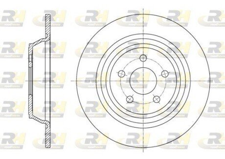 Задній гальмівний (тормозний) диск roadhouse 6160400