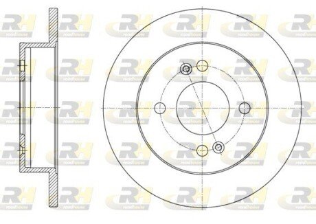 Задний тормозной диск roadhouse 6160900