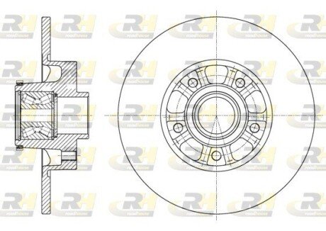 Задній гальмівний (тормозний) диск roadhouse 6162620