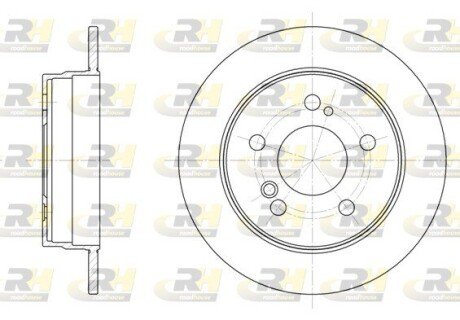 Задний тормозной диск roadhouse 619400 на Мерседес W124