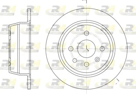 Задний тормозной диск roadhouse 620700