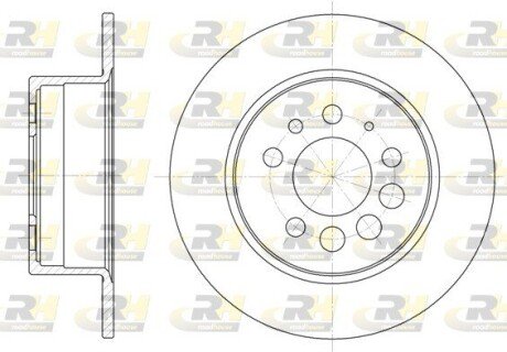 Задній гальмівний (тормозний) диск roadhouse 628300