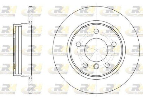 Задній гальмівний (тормозний) диск roadhouse 628400
