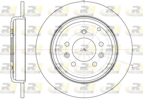 Задний тормозной диск roadhouse 633000