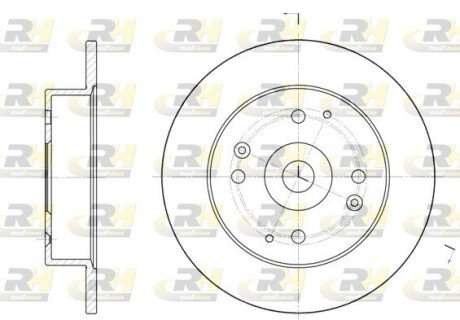 Задний тормозной диск roadhouse 644800
